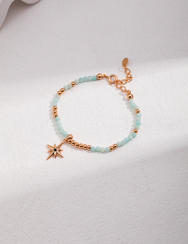 Natural quartz jade bracelet