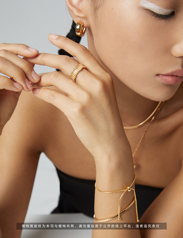 Sterling silver simplicity rings