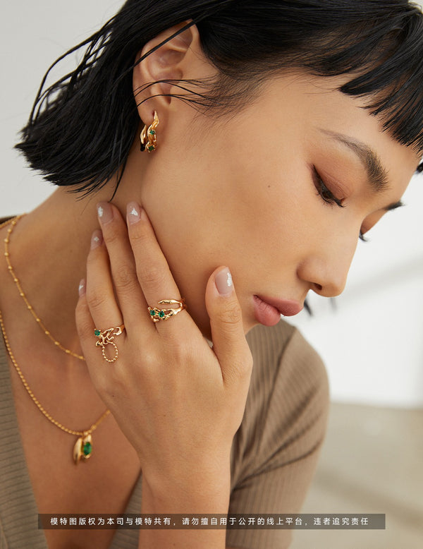Vermiculite earrings