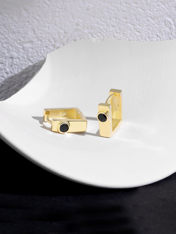 Advanced golden square ear buckle