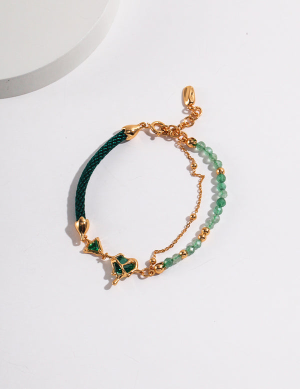 Strawberry Crystal Love Bracelet