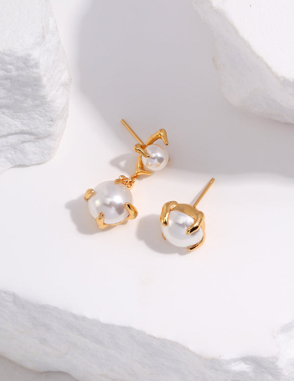 AB shell earrings